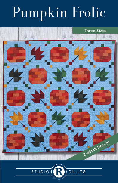 SRQ Pumpkin Frolic Quilt Pattern Cover Front