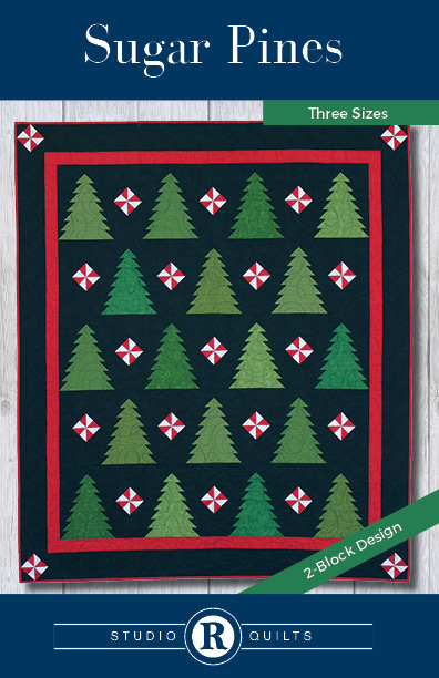 SRQ Sugar Pines Quilt Pattern Cover Front