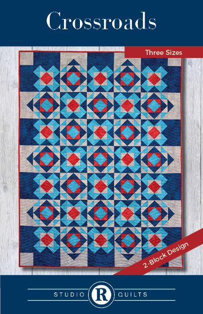 SRQ Crossroads Quilt Pattern Front Cover